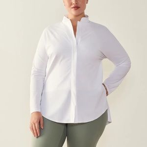 ADAY Something Borrowed Shirt Women’s Large L White